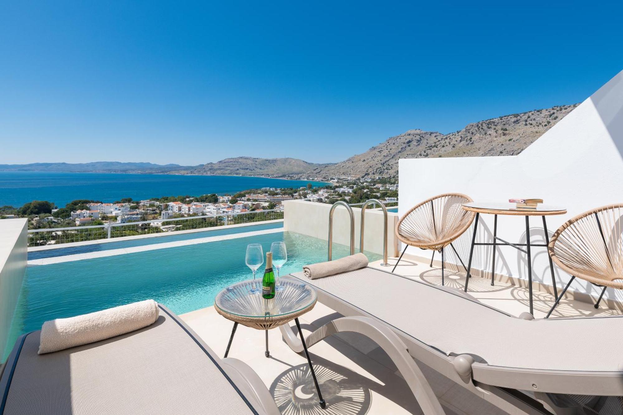 Lindos Nest Apart otel Pefki Dış mekan fotoğraf